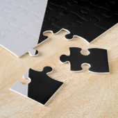 Abstraction Géométrique Monochrome | Puzzle (Côté)