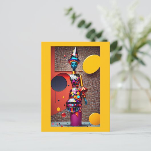 Abstraction of the Astro-Witch Briefkaart (Staand voorkant)