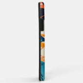 Abstractionistische bloemenprint Case-Mate iPhone case (Achterkant/rechts)