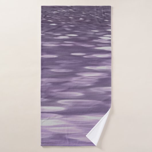 Abstrait #1 : Ultra Violet Shimmer (Serviette de bain)