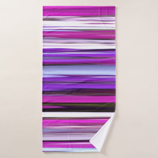 Abstrait #2 : Flou pourpre (Serviette de bain)