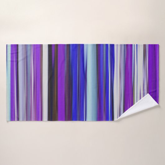 Abstrait #2 : Flou ultraviolet (Serviette de bain)