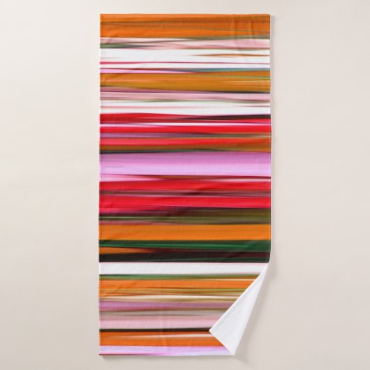 Abstrait #2 : Orange blur (Serviette de bain)