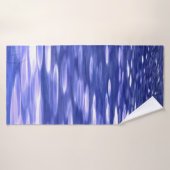 Abstrait #3 : Bleu shimmer (Serviette de bain)