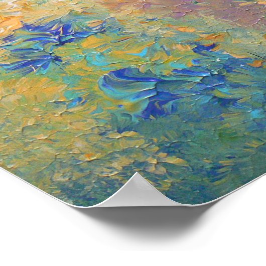 Abstrait 52 - Poster redimensionnable (Coin)