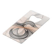 Abstrait Anthracite Grey Sienna Art moderne fracta (Devant Angle)