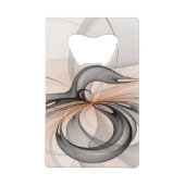 Abstrait Anthracite Grey Sienna Art moderne fracta (Dos)