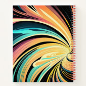 Abstrait Arrière - plan Carnet coloré (Dos)