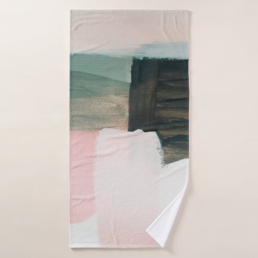 Abstrait arrière - plan d'art moderne. Peinture gr (Serviette de bain)