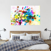 Abstrait Art 26 Toile enveloppée (Insitu(Chambre))