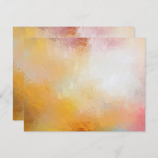 Abstrait Art Blank Modèle Colorful Elegant (Devant / Derrière)