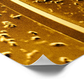 Abstrait art déco géométrique ornementé gol (Coin)