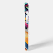 "Abstrait Art Extravaganza coque iphone" (Verso / Gauche)