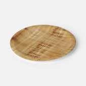 Abstrait, assiette en papier marron (Angle)