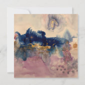 abstrait avec carte bleue et rose (Dos)