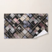 Abstrait, beige, noir (Serviette à main)