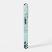 Abstrait Big Flower Outlines BWG+Duck Egg Blue (Côté droit)