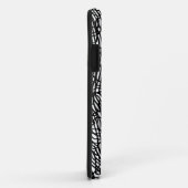 Abstrait Black and White Lines iPhone / coque ipad (Dos/Droite)