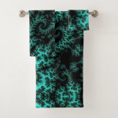 Abstrait Black Green Fractal (En situation)