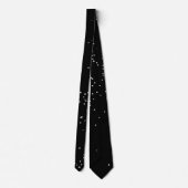 Abstrait Black Space Matter Pseudoscience Cravate (Dos)