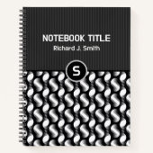 Abstrait Black White Journal (Devant)