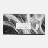 Abstrait blanc à fumée (Clavier et souris)