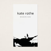 Abstrait blanc noir moderne (Devant)