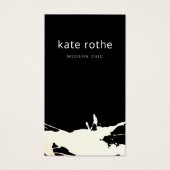 Abstrait blanc noir moderne (Devant)