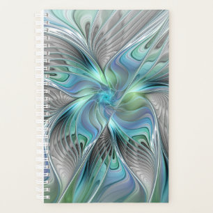 Abstrait Bleu Vert Papillon Imaginaire Fractal Art