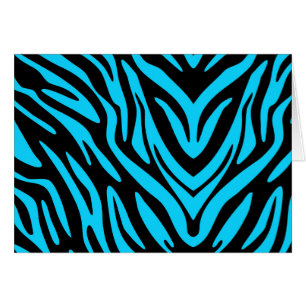 Abstrait bleu Zèbre