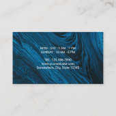 Abstrait Blue Agate Café Cups Café Fidélité (Dos)