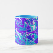 Abstrait,_Blue_Silky_Sky,_Blue Combo Coffee Mug (Centre)