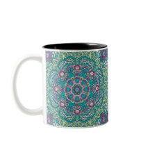 ABSTRAIT BOHO FESTIVE MANDALA MOTIF MUG