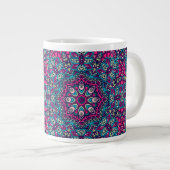 ABSTRAIT BOHO FESTIVE MANDALA MOTIF MUG (Devant droit)