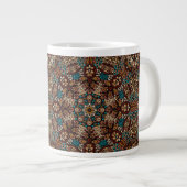 ABSTRAIT BOHO FESTIVE MANDALA MOTIF MUG (Devant droit)
