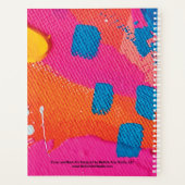 Abstrait Bold Faith hebdomadaire mensuelle 2023 Pl (Dos)