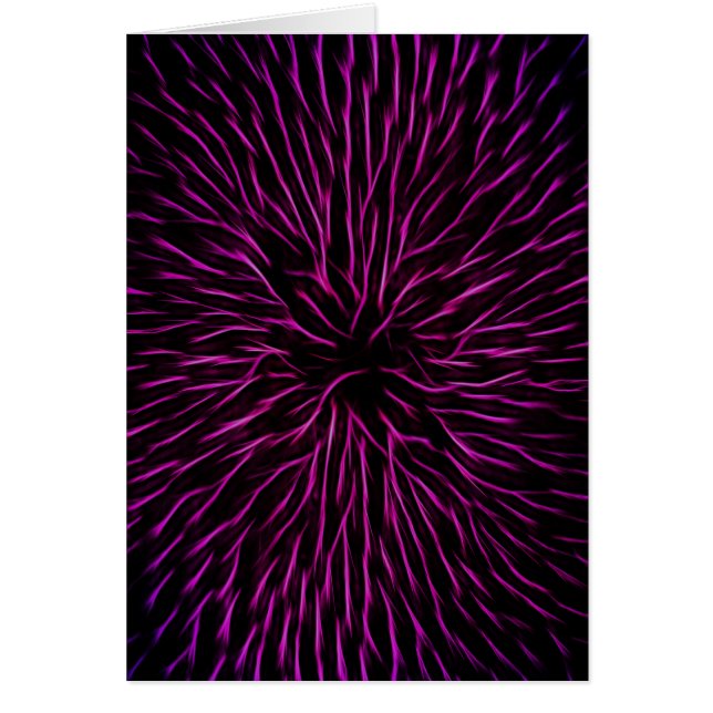 Abstrait brillant Funky Hot Pink Firecracker (Devant)