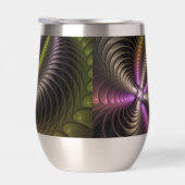 Abstrait brillant Trippy coloré 3D Fractal Art (Droite)