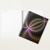 Abstrait brillant Trippy coloré 3D Fractal Art (Devant avec enveloppe)