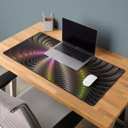 Abstrait brillant Trippy coloré 3D Fractal Art (Bureau 2)