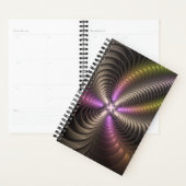 Abstrait brillant Trippy coloré 3D Fractal Art (Devant avec enveloppe)