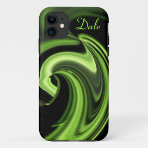 Abstrait Chartreuse Heart iPhone5 coque Personnali