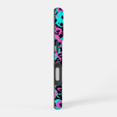 Abstrait Coeurs iPhone 16 Coque (Côté droit)