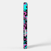 Abstrait Coeurs iPhone 16 Coque (Verso / Droite)