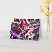 Abstrait Color Study 197, carte (Fleur jaune)