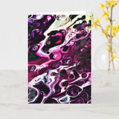 Abstrait Color Study 198, carte (Fleur jaune)