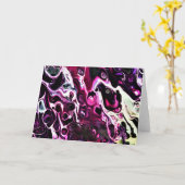 Abstrait Color Study 198, carte (Fleur jaune)