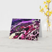 Abstrait Color Study 200, carte (Fleur jaune)