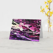 Abstrait Color Study 202, carte (Fleur jaune)