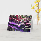 Abstrait Color Study 203, carte (Fleur jaune)